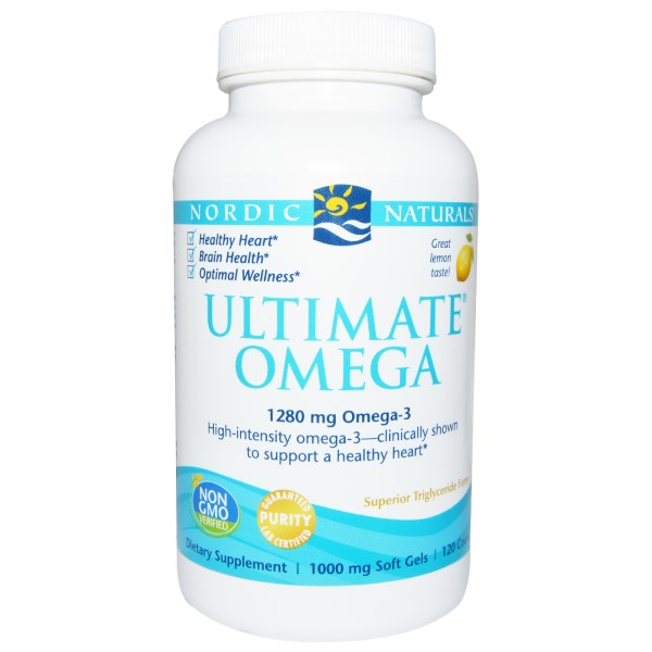 Nordic Naturals Ultimate Omega - Lemon - 120 gels