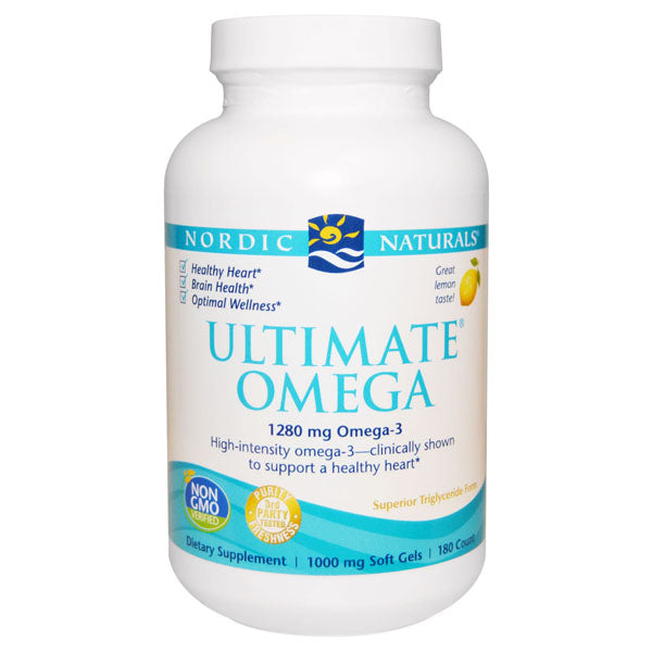 Nordic Naturals Ultimate Omega - Lemon - 180 gels