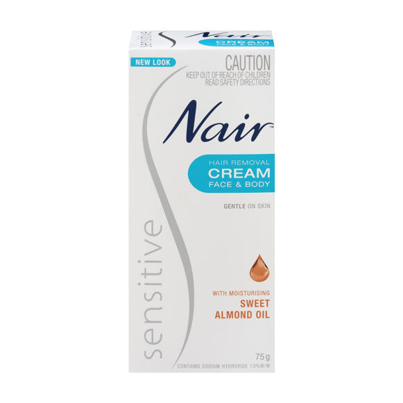 Nair Sensitive Hair Removal Cream (Face & Body) 75g