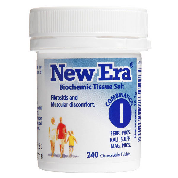 New Era Combination I Cell Salts. 240 Tablets