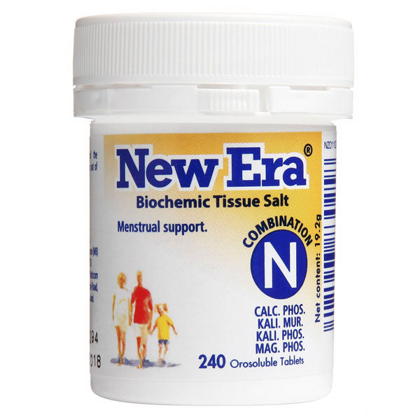 New Era Combination N Cell Salts. 240 Tablets.