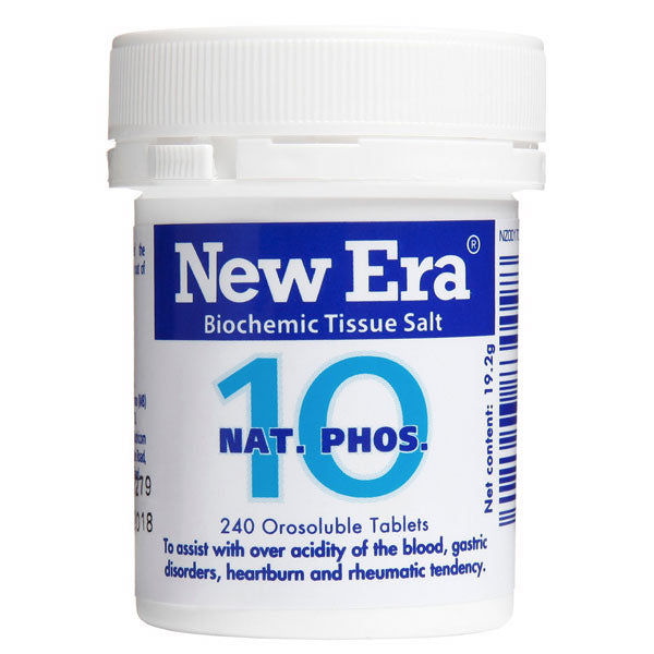 New Era Nat Phos. Cell Salts (10). 240 Tablets