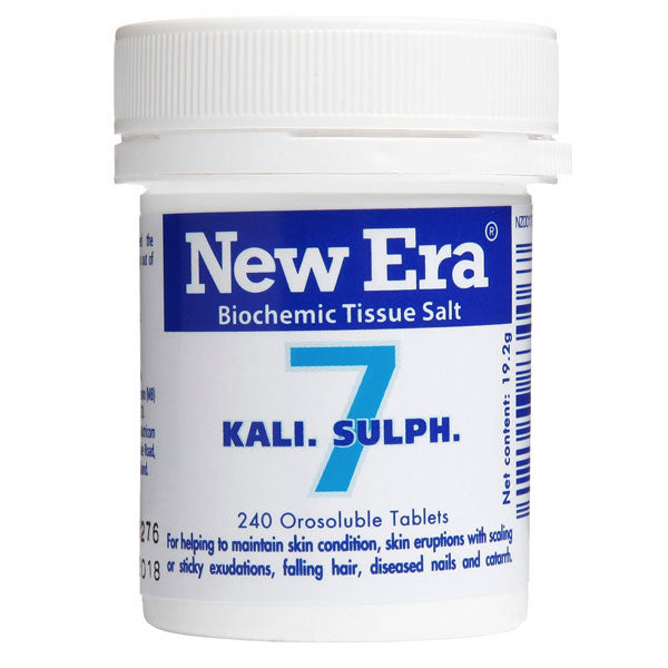 New Era Kali Sulph. Cell Salts (7). 240 Tablets