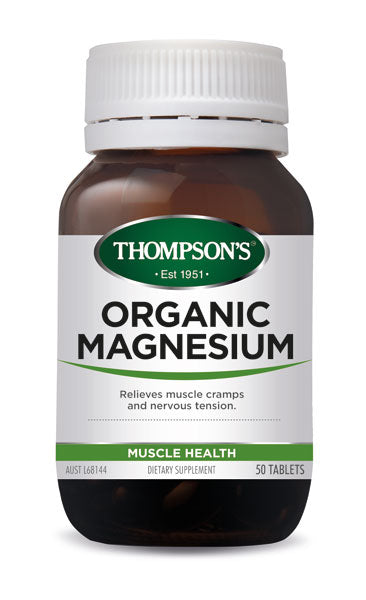 Thompsons Organic Magnesium Tablets 50