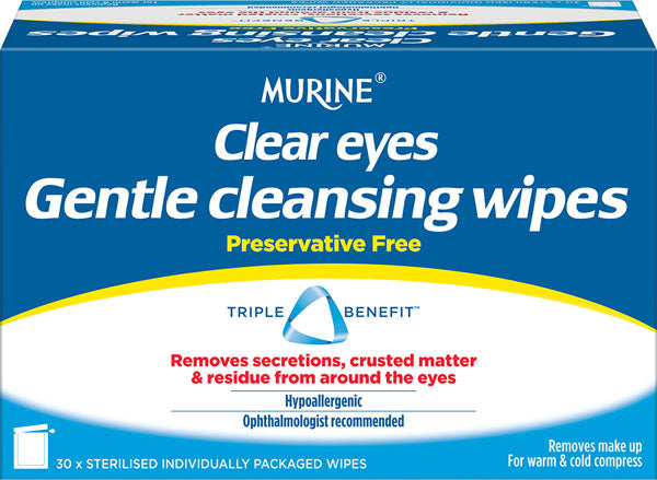 Clear Eyes Gentle Cleansing Wipes
