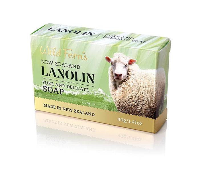 Wild Ferns Lanolin (Guest) Soap - 40g (New)