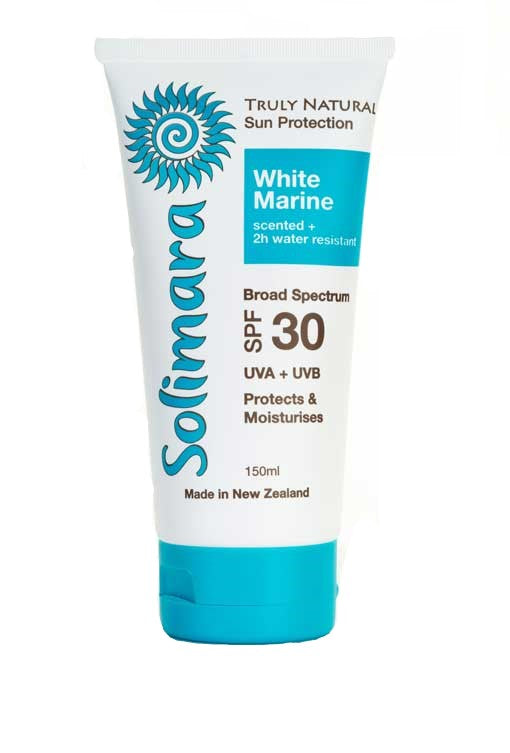 Solimara Truly Natural SPF30 White Marine Sunscreen, 150ml
