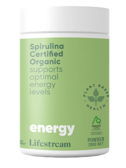 Lifestream Spirulina Certified Organic 200g Powder