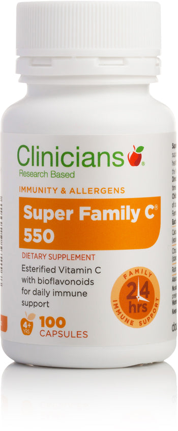 Clinicians Super Family C 550 Capsules 100