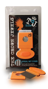 TCJ Kids Head-Lice Spiral Tooth Nit Comb