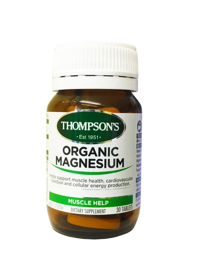 Thompsons Organic Magnesium Tablets 30