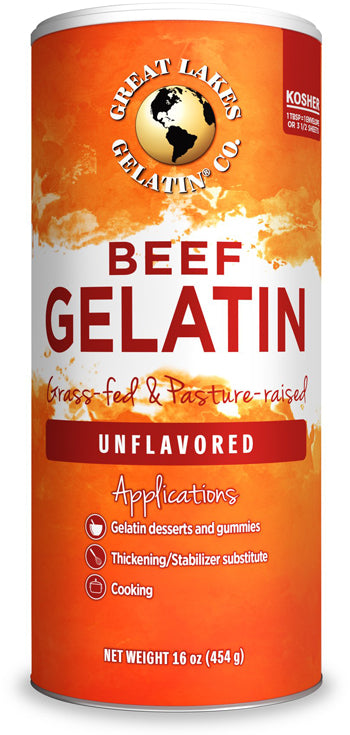 Great Lakes Gelatin Unflavoured Beef Gelatin 454g
