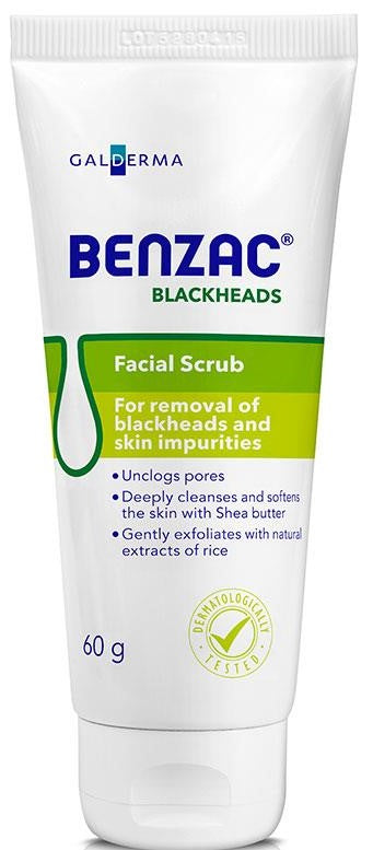 Benzac Blackheads Facial Scrub 60g