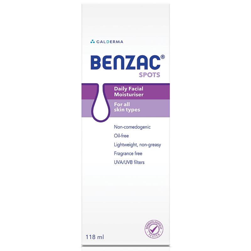 Benzac Facial Moisturiser SPF15 118ml