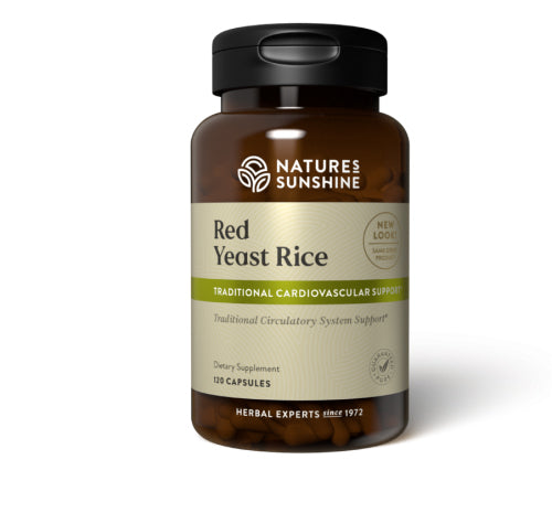 Natures Sunshine Red Yeast Rice Capsules 120