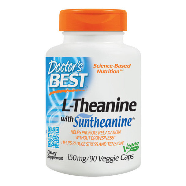 Doctor's best L-Theanine with Suntheanine Vegecaps 90