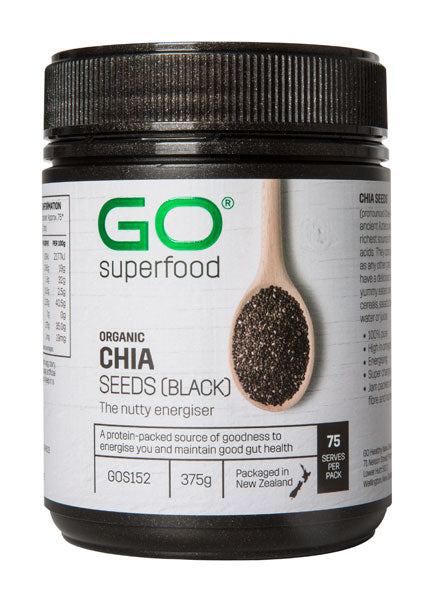 Go Healthy Go Chia Seeds Black 375g