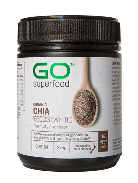 Go Healthy Go Chia Seeds White 375g