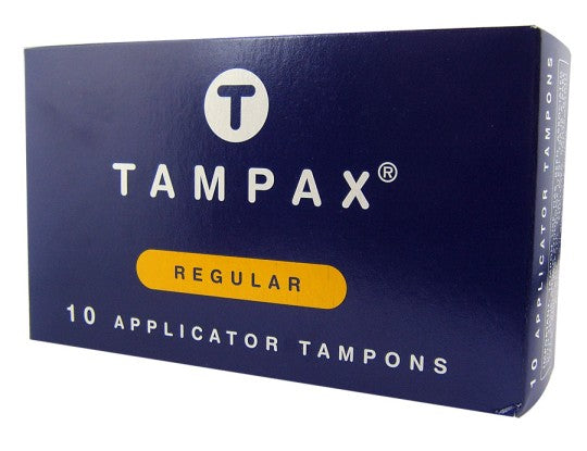 Tampax Regular Applicator Tampons 10