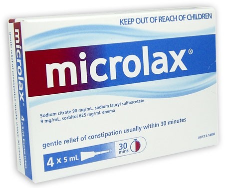 Microlax Enemas 4 x 5ml