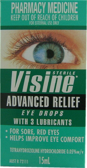 Visine Advanced Relief Eye Drops 15ml