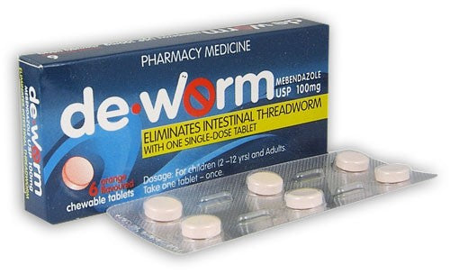 De-Worm 100mg Tablets 6