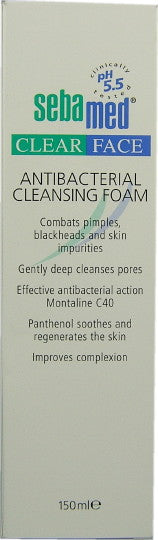 Sebamed Clear Face Antibacterial Cleansing Foam 150ml