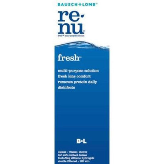 Bausch & Lomb Renu Fresh Multi-Purpose Solution 335ml Lens Case Included