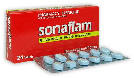 Sonaflam 275mg Tablets 24 (Generic of Naprogesic)