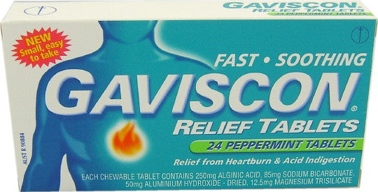Gaviscon Peppermint Tablets 24