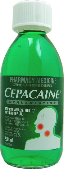 Cepacaine Oral Solution 200ml