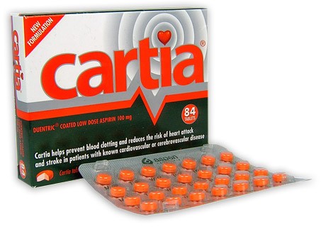 Cartia 100mg Tablets 84