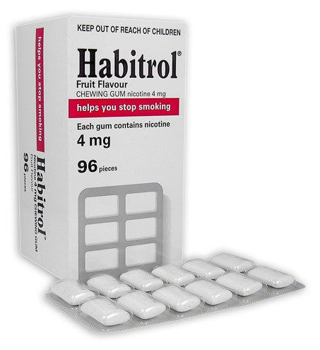 Habitrol Gum 4mg Fruit 96