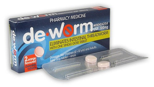 De-Worm 100mg Tablets 2