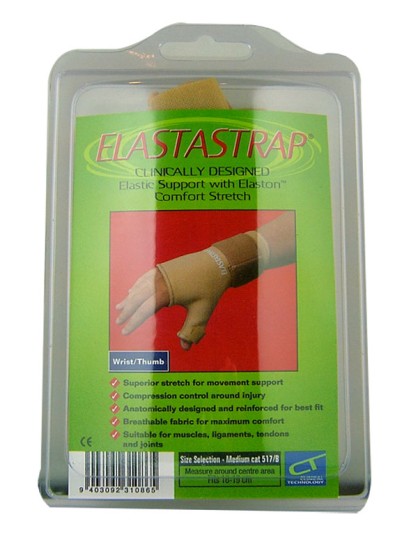 Elastastrap Wrist & Thumb Strap - Medium 16-19cm