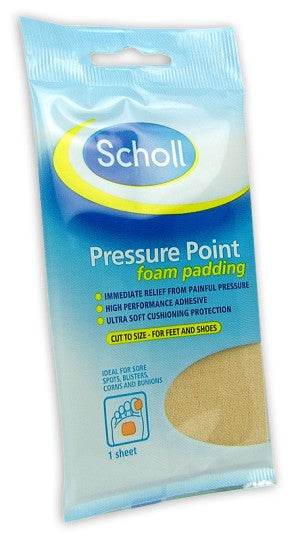 Scholl Pressure Point Foam Padding - One Sheet