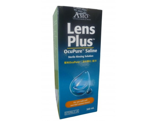 Lens Plus OcuPure Saline Sterile Rinsing Solution 360ml