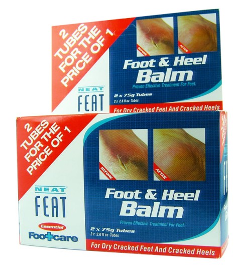 Neat Feet Foot & Heel Balm 2x 75g Tubes