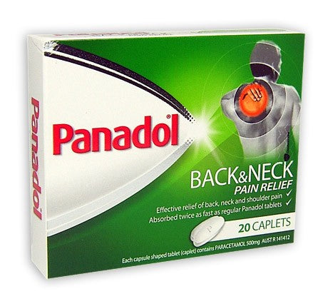 Panadol Back And Neck Pain Caplets 20