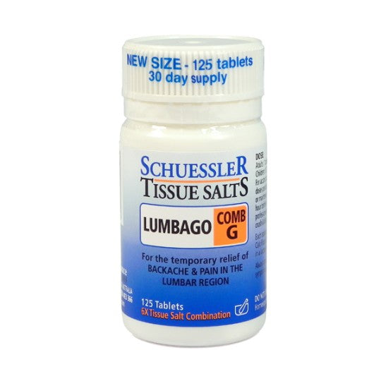 Schuessler Tissue Salt COMB G Lumbago Tablets 125