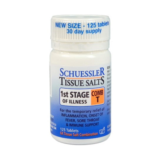 Schuessler Tissue Salt COMB T 1st Stage of Illnes Tablets 125