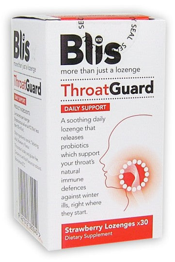 Blis Thoatguard Strawberry Lozenges 30