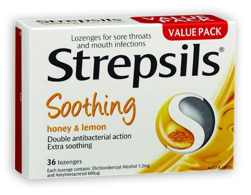 Strepsils Lemon & Honey Lozenges 36