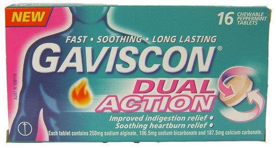 Gaviscon Dual Action Tablets 16