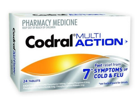 Codral Multi Action Cold & Flu Tablets 24