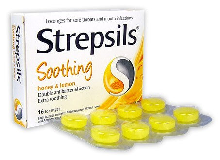 Strepsils Soothing Honey & Lemon Lozenges 16