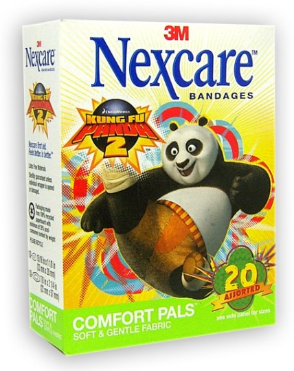 Nexcare "KungFu Panda" Bandages 20 (assorted)