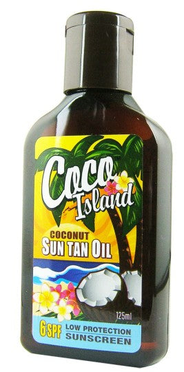 Coco Island Coconut Sun Tan Oil SPF 6