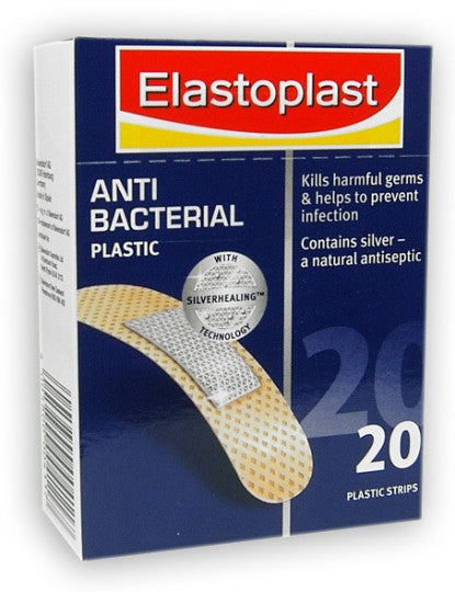 Elastoplast Anti Bacterial Plastic Strips 20