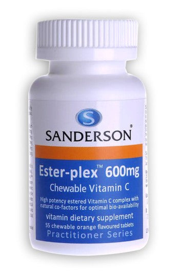 Sanderson Ester-plex 600mg Vitamin C Chewable Tablets 55